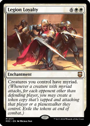Legion Loyalty (Ripple Foil) (171) [Commander: Modern Horizons 3]  Foil