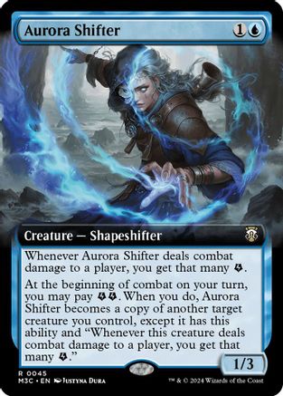 Aurora Shifter (Extended Art) (Ripple Foil) (045) [Commander: Modern Horizons 3]  Foil