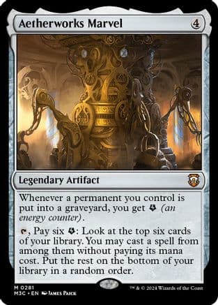 Aetherworks Marvel (Ripple Foil) |  Foil (281) [Modern Horizons 3 Commander]