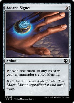 Arcane Signet (Ripple Foil) (283) [Commander: Modern Horizons 3]  Foil