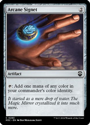 Arcane Signet (Ripple Foil) (283) [Commander: Modern Horizons 3]  Foil