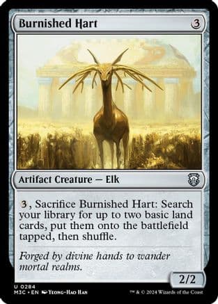Burnished Hart (Ripple Foil) |  Foil (284) [Modern Horizons 3 Commander]