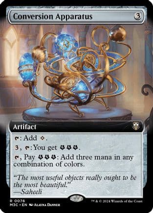 Conversion Apparatus (Extended Art) (Ripple Foil) (076) [Commander: Modern Horizons 3]  Foil
