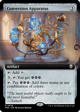 Conversion Apparatus (Extended Art) (Ripple Foil) (076) [Commander: Modern Horizons 3]  Foil