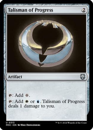 Talisman of Progress (Ripple Foil) |  Foil (313) [Modern Horizons 3 Commander]