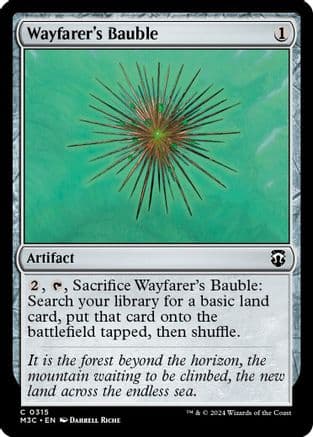 Wayfarer's Bauble (Ripple Foil) (315) [Commander: Modern Horizons 3]  Foil