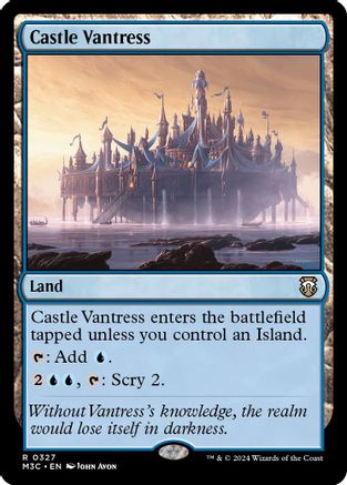 Castle Vantress (Ripple Foil) (327) [Commander: Modern Horizons 3]  Foil
