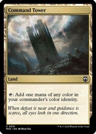 Command Tower (Ripple Foil) (331) [Commander: Modern Horizons 3]  Foil