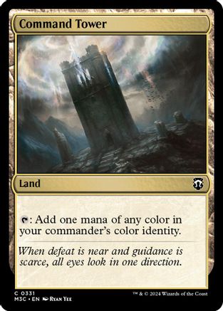 Command Tower (Ripple Foil) (331) [Commander: Modern Horizons 3]  Foil