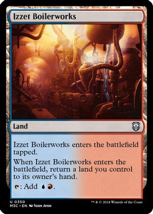 Izzet Boilerworks (Ripple Foil) |  Foil (350) [Modern Horizons 3 Commander]