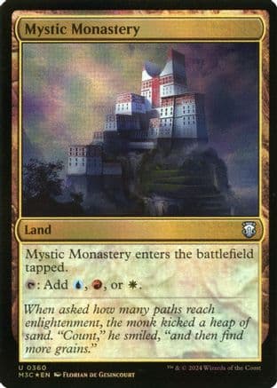 Mystic Monastery (Ripple Foil) |  Foil (360) [Modern Horizons 3 Commander]