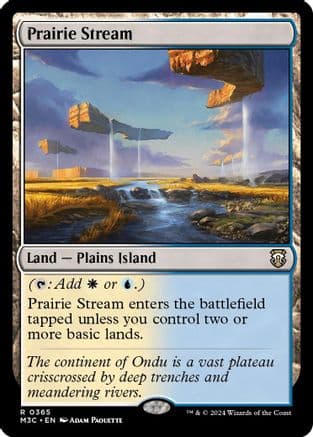 Prairie Stream (Ripple Foil) |  Foil (365) [Modern Horizons 3 Commander]