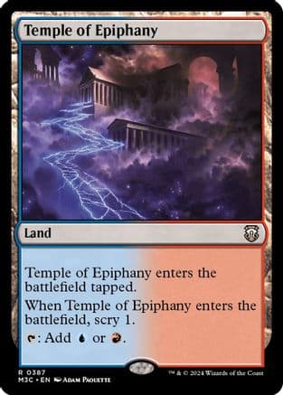 Temple of Epiphany (Ripple Foil) |  Foil (387) [Modern Horizons 3 Commander]
