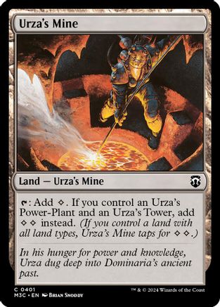 Urza's Mine (Ripple Foil) |  Foil (401) [Modern Horizons 3 Commander]
