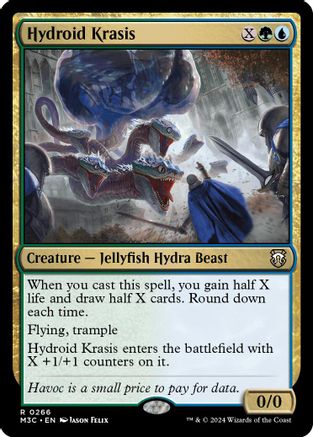 Hydroid Krasis (Ripple Foil) (266) [Commander: Modern Horizons 3]  Foil