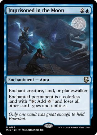 Imprisoned in the Moon (Ripple Foil) |  Foil (188) [Modern Horizons 3 Commander]