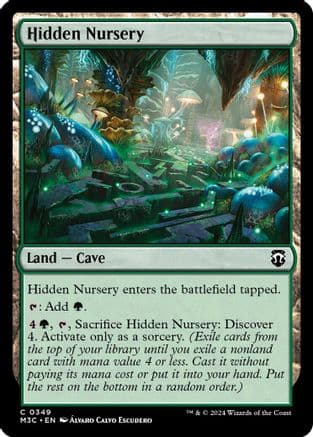 Hidden Nursery (Ripple Foil) |  Foil (349) [Modern Horizons 3 Commander]