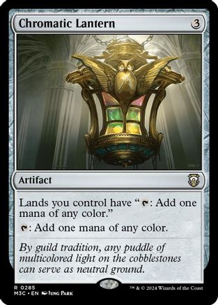 Chromatic Lantern (Ripple Foil) (285) [Commander: Modern Horizons 3]  Foil