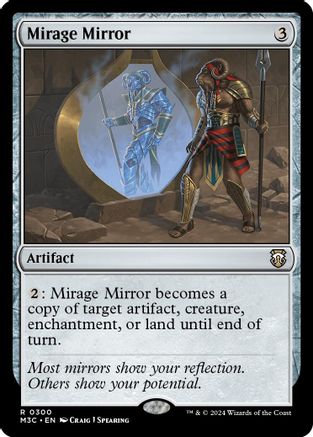 Mirage Mirror (Ripple Foil) (300) [Commander: Modern Horizons 3]  Foil