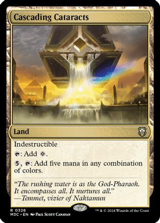 Cascading Cataracts (Ripple Foil) |  Foil (326) [Modern Horizons 3 Commander]