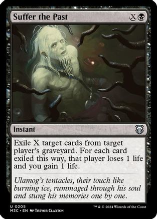 Suffer the Past (Ripple Foil) |  Foil (205) [Modern Horizons 3 Commander]