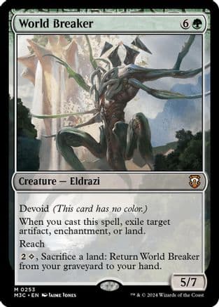 World Breaker (Ripple Foil) (253) [Commander: Modern Horizons 3]  Foil
