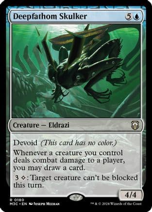 Deepfathom Skulker (Ripple Foil) |  Foil (180) [Modern Horizons 3 Commander]