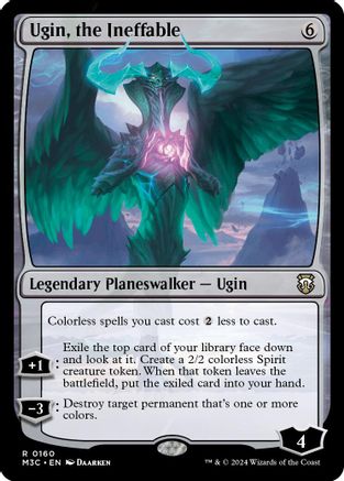 Ugin, the Ineffable (Ripple Foil) (160) [Commander: Modern Horizons 3]  Foil