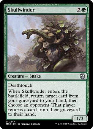 Skullwinder (Ripple Foil) |  Foil (247) [Modern Horizons 3 Commander]