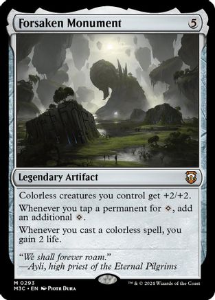 Forsaken Monument (Ripple Foil) (293) [Commander: Modern Horizons 3]  Foil
