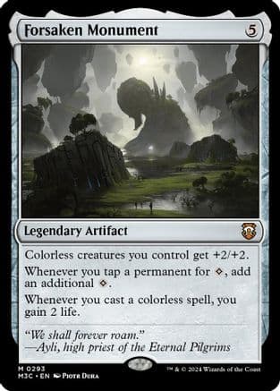 Forsaken Monument (Ripple Foil) (293) [Commander: Modern Horizons 3]  Foil