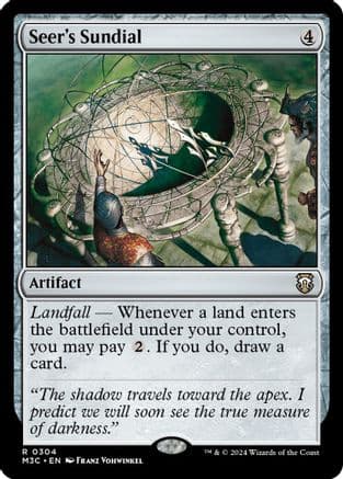 Seer's Sundial (Ripple Foil) |  Foil (304) [Modern Horizons 3 Commander]
