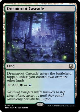 Dreamroot Cascade (Ripple Foil) |  Foil (338) [Modern Horizons 3 Commander]