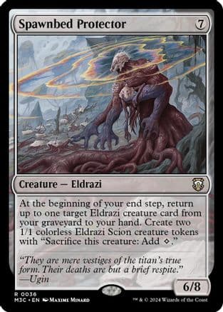 Spawnbed Protector (Ripple Foil) |  Foil (036) [Modern Horizons 3 Commander]
