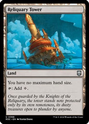Reliquary Tower (Ripple Foil) |  Foil (368) [Modern Horizons 3 Commander]