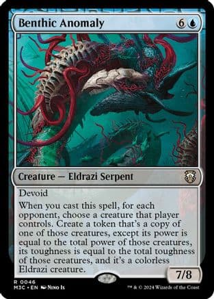 Benthic Anomaly (Ripple Foil) |  Foil (046) [Modern Horizons 3 Commander]