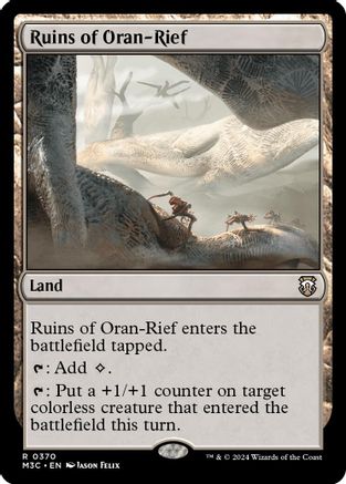 Ruins of Oran-Rief (Ripple Foil) |  Foil (370) [Modern Horizons 3 Commander]