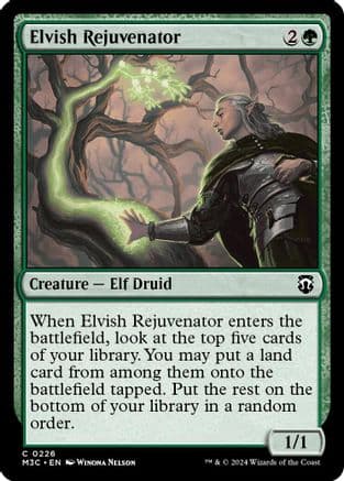 Elvish Rejuvenator (Ripple Foil) |  Foil (226) [Modern Horizons 3 Commander]
