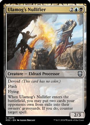 Ulamog's Nullifier (Ripple Foil) |  Foil (275) [Modern Horizons 3 Commander]
