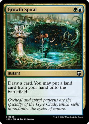 Growth Spiral (Ripple Foil) (265) [Commander: Modern Horizons 3]  Foil
