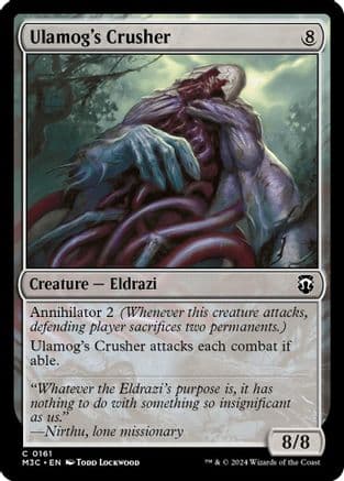 Ulamog's Crusher (Ripple Foil) |  Foil (161) [Modern Horizons 3 Commander]