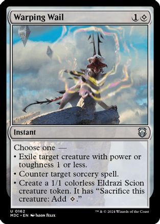 Warping Wail (Ripple Foil) |  Foil (162) [Modern Horizons 3 Commander]