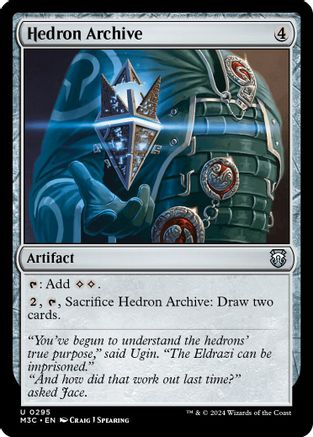 Hedron Archive (Ripple Foil) (295) [Commander: Modern Horizons 3]  Foil