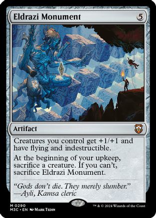 Eldrazi Monument (Ripple Foil) (290) [Commander: Modern Horizons 3]  Foil