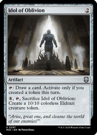 Idol of Oblivion (Ripple Foil) |  Foil (297) [Modern Horizons 3 Commander]