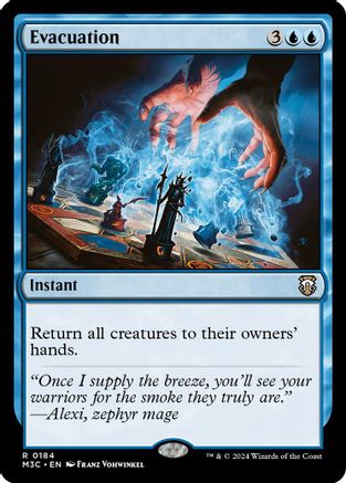 Evacuation (Ripple Foil) (184) [Commander: Modern Horizons 3]  Foil