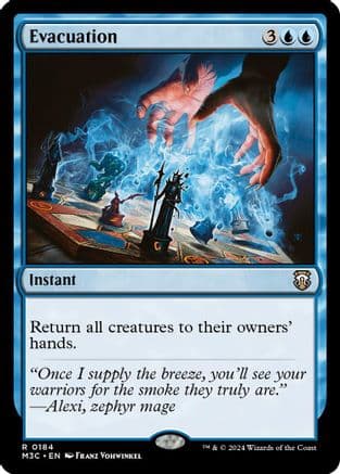 Evacuation (Ripple Foil) (184) [Commander: Modern Horizons 3]  Foil