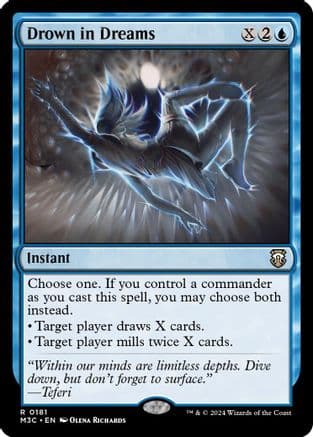 Drown in Dreams (Ripple Foil) |  Foil (181) [Modern Horizons 3 Commander]