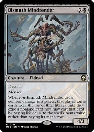 Bismuth Mindrender (Ripple Foil) |  Foil (051) [Modern Horizons 3 Commander]