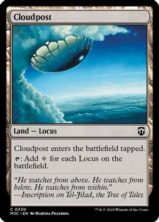 Cloudpost (Ripple Foil) |  Foil (330) [Modern Horizons 3 Commander]